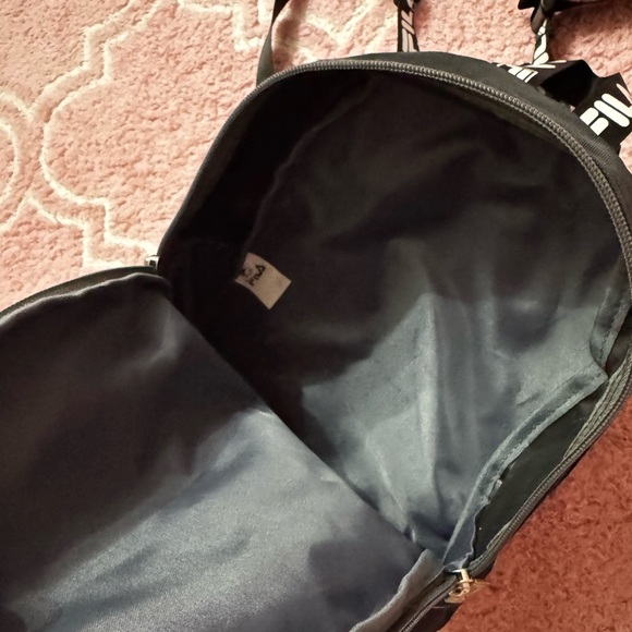 Fila Black Mini Backpack with Logo Straps - Picture 3 of 4